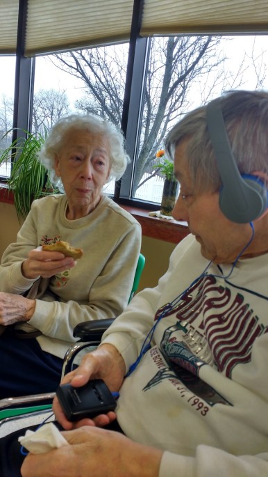 Mom Dad and cookie Feb. 2016