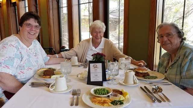 Judy Beyer, Sister Margo, Betty Beyer Sept. 2017