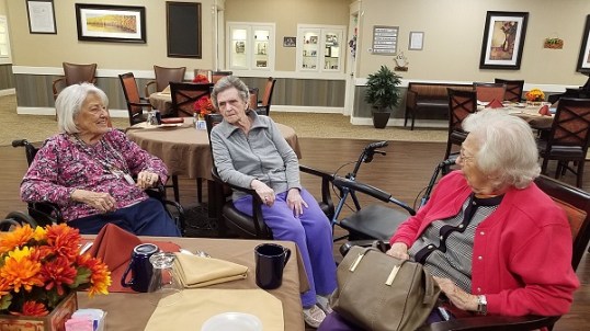 Mom and friends Oct 2017