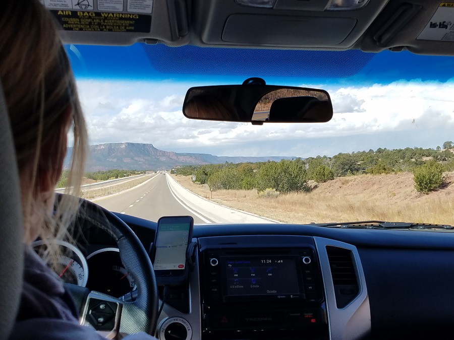 A. Susan driving into NM Oct 18 2019
