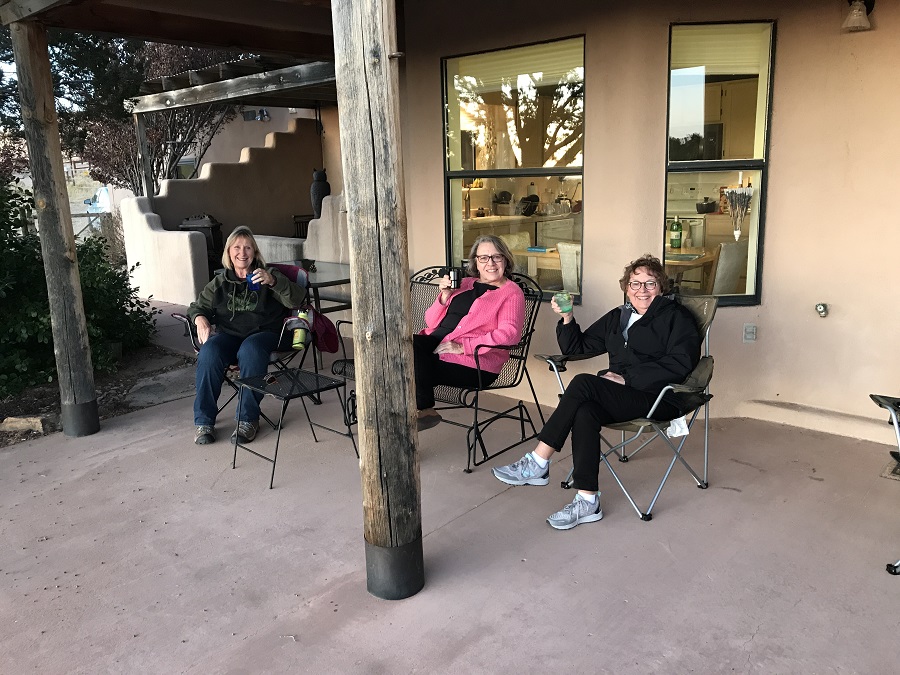 cocktail time Eldorado NM house 0ct 2019