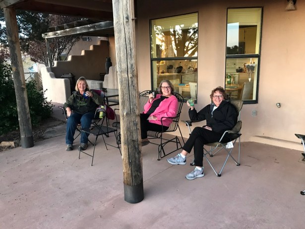 cocktail time Eldorado NM house 0ct 2019