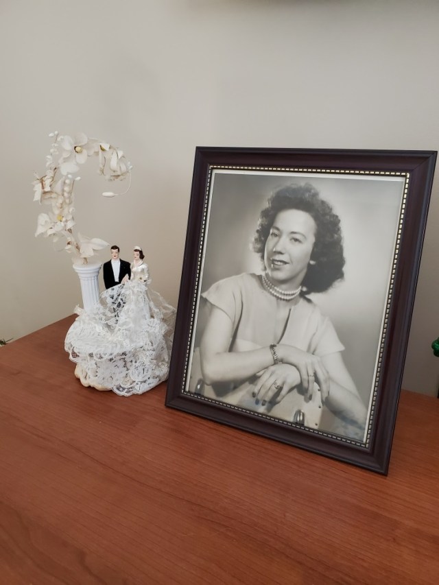 Mom HS graduation photo